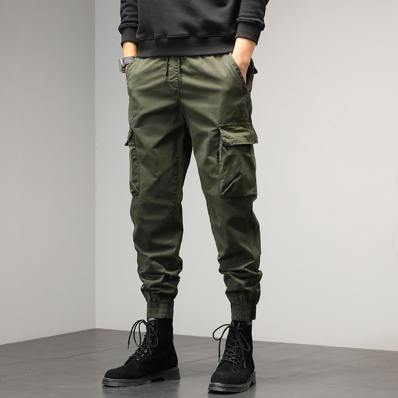Ethan Men’s Cargo Pants – Lightweight Tech Fabric with Tapered Fit for Tactical Streetwear