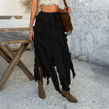 Beckett Boho Layered Irregular Skirt