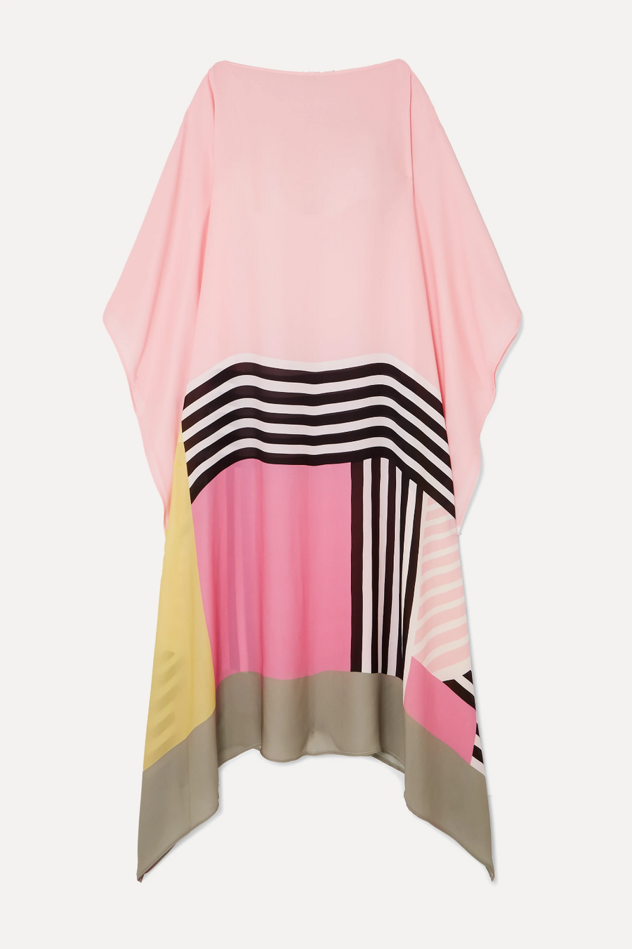 Aria Geometric Caftan – Light & Airy Statement Piece for Summer Escapes