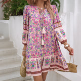 Miles High-Waist Boho Summer Dress