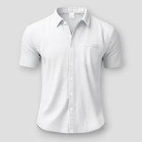 Rico Palmer Linen Shirt – Relaxed Long‑Sleeve Garment‑Dyed Linen Shirt