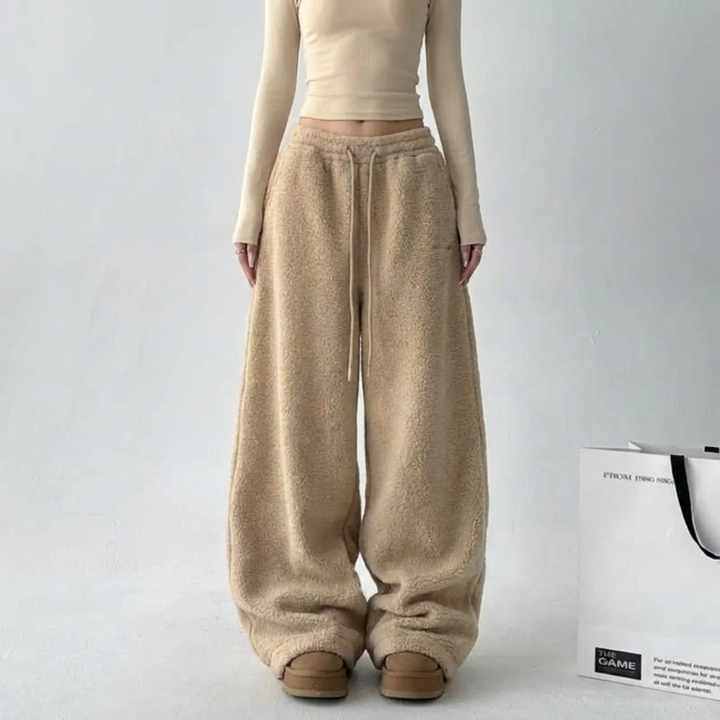 Rosalind Women’s Fleece Pants – Soft Drawstring Fit