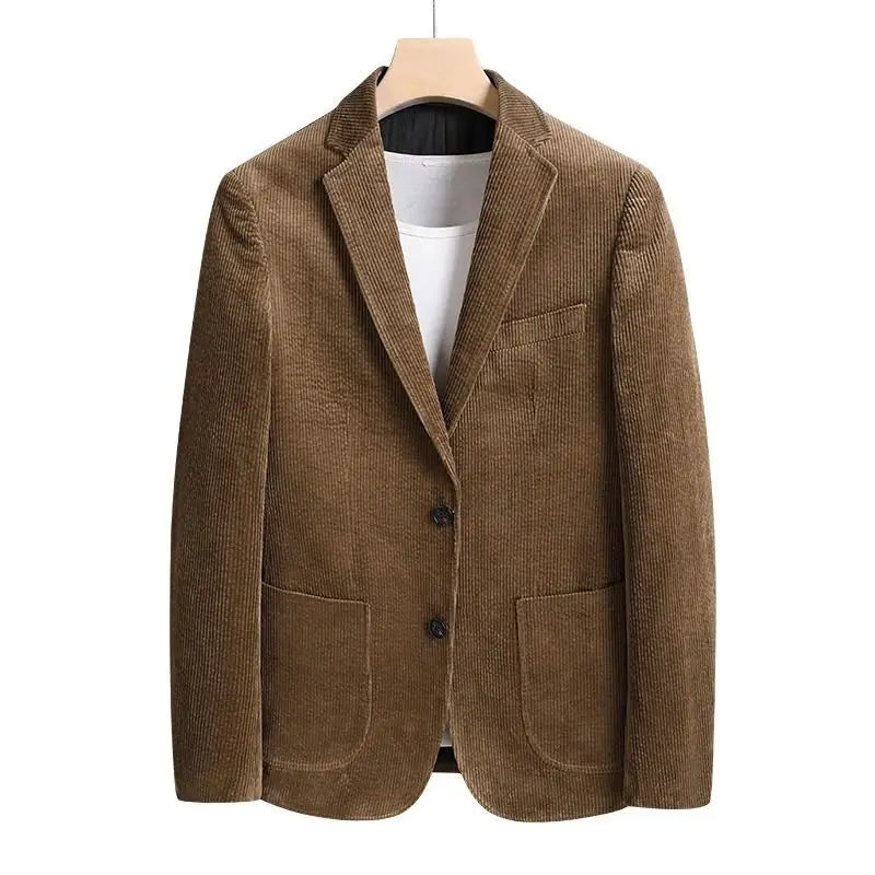 Joel Men’s Blazer Jacket – Lightweight Corduroy Sports Jacket for Summer & Transitional Wear