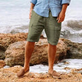 Jeremy Linen Shorts – Men’s Relaxed Fit Cotton Blend Shorts for Casual Summer Wear