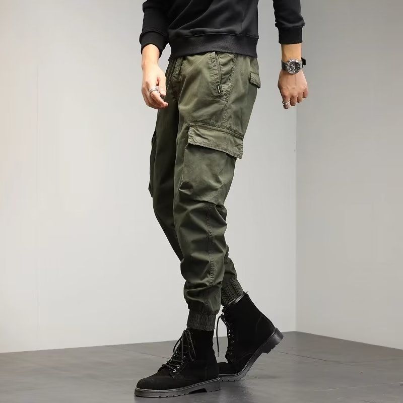Ethan Men’s Cargo Pants – Lightweight Tech Fabric with Tapered Fit for Tactical Streetwear