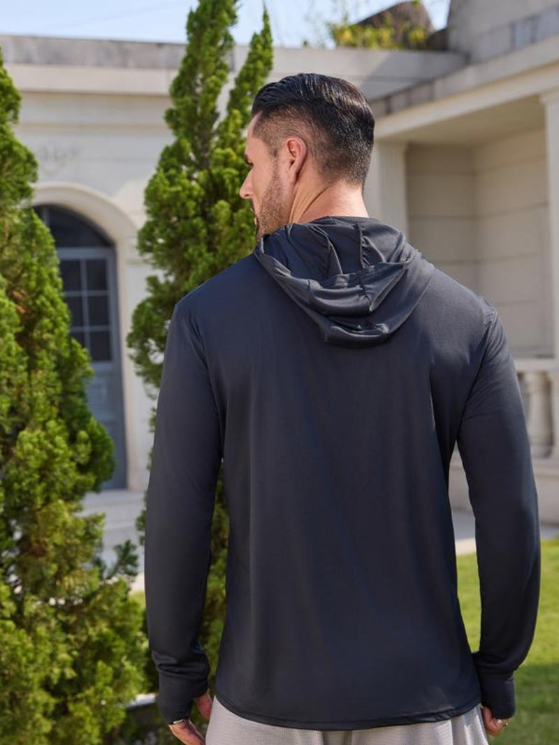 Darren Lightweight Sport Hoodie – Quick-Dry Pullover for Active Days