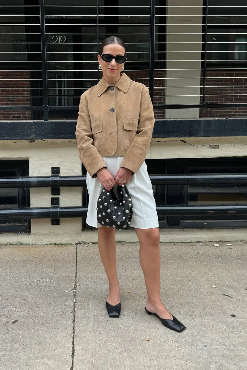 Luca Soft Suede Leather Jacket