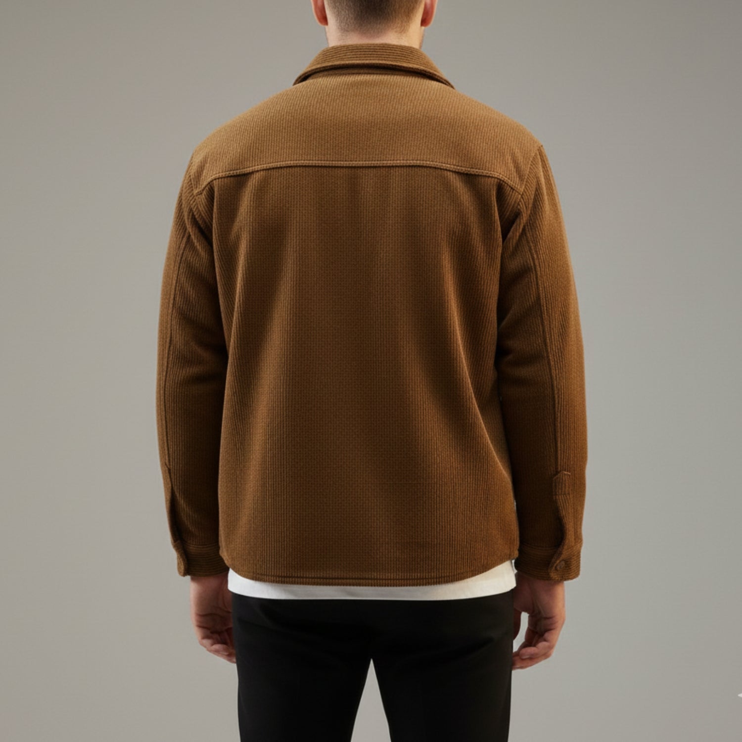Jasper Men’s Corduroy Shirt Jacket – Sherpa-Lined Outerwear