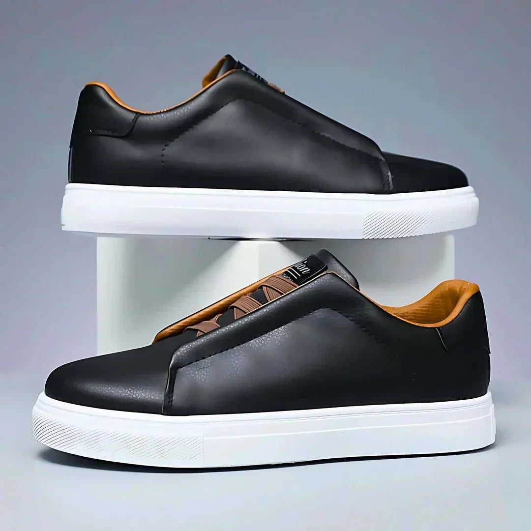 Easton Men’s Leather Sneakers – Premium Comfort & Signature Design