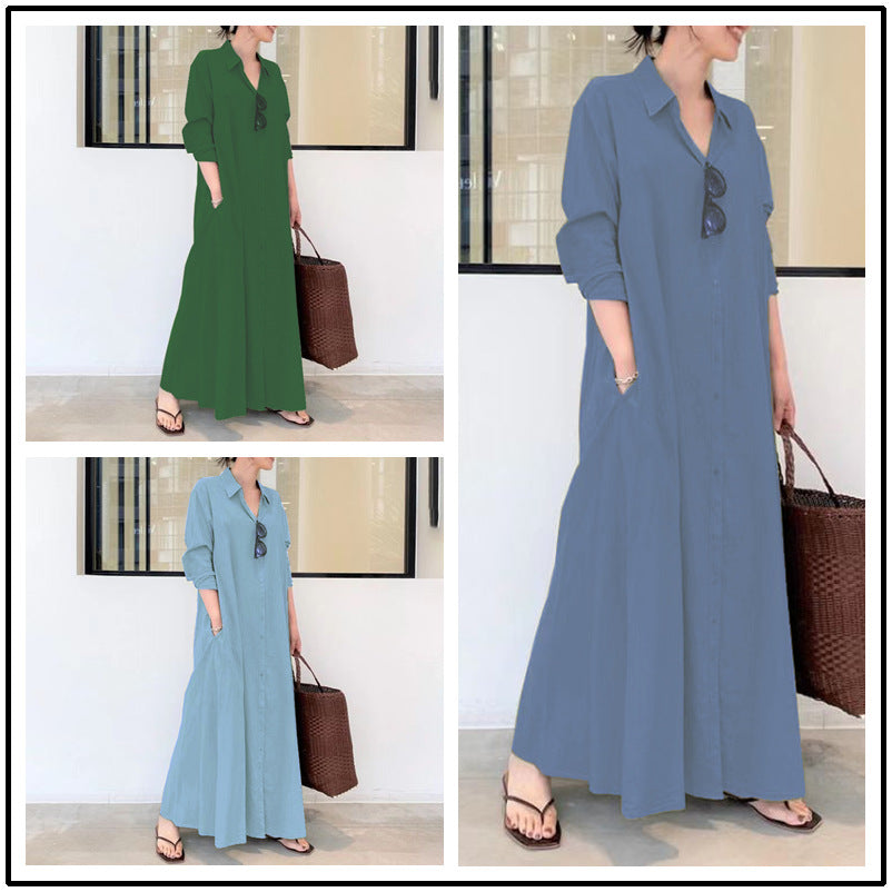 Finn Casual Cotton Blend Dress