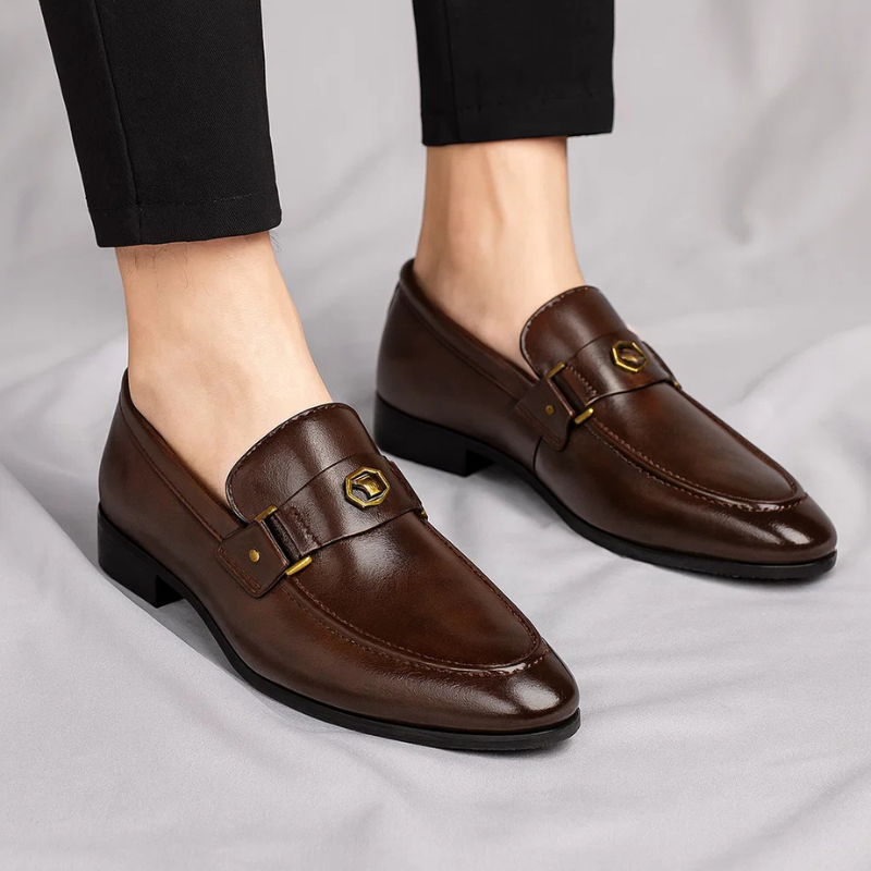 Gabriel Men’s Leather Loafers – Polished Italian Craft Shoes