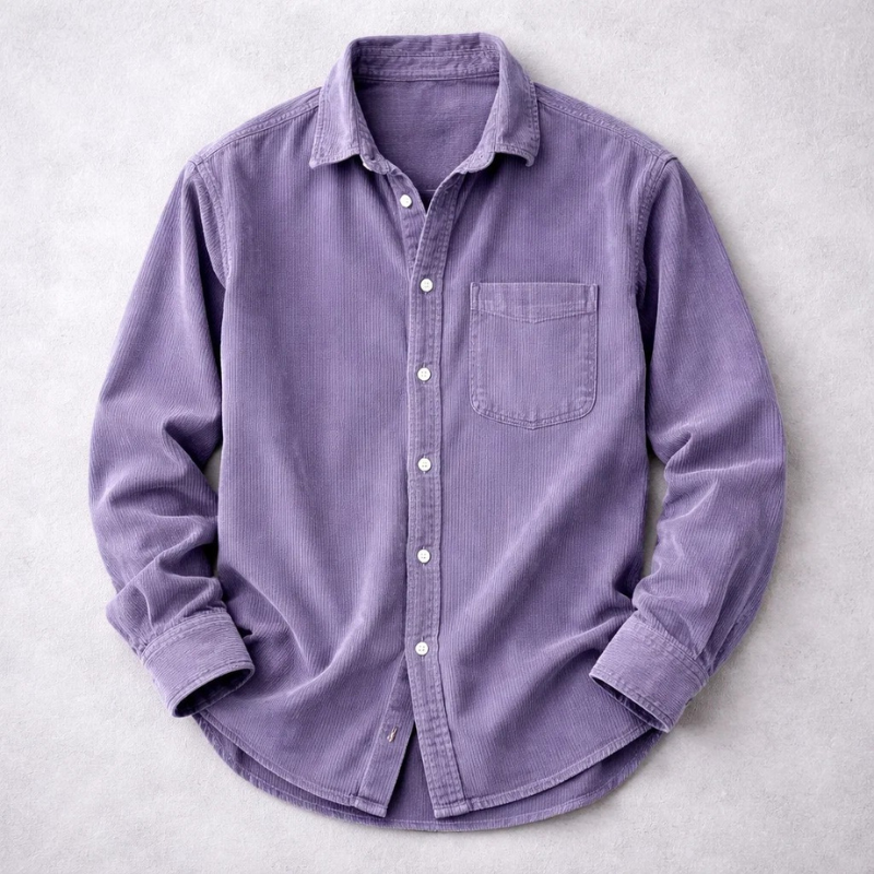 Briar Men's Corduroy Overshirt – Soft Cotton Shirt Jacket