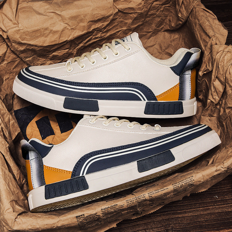 Altheo Men’s Leather Sneakers – Genuine Italian Leather Casual Shoes