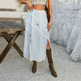 Beckett Boho Layered Irregular Skirt