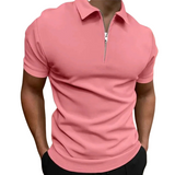 Dario Mid-Zip Polo - Slim-Fit Knit Polo with Modern Half-Zip Styling