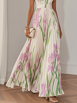 Clara Pleated Chiffon Maxi Dress – Romantic Movement for Sunlit Celebrations