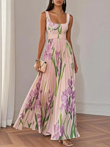 Clara Pleated Chiffon Maxi Dress – Romantic Movement for Sunlit Celebrations