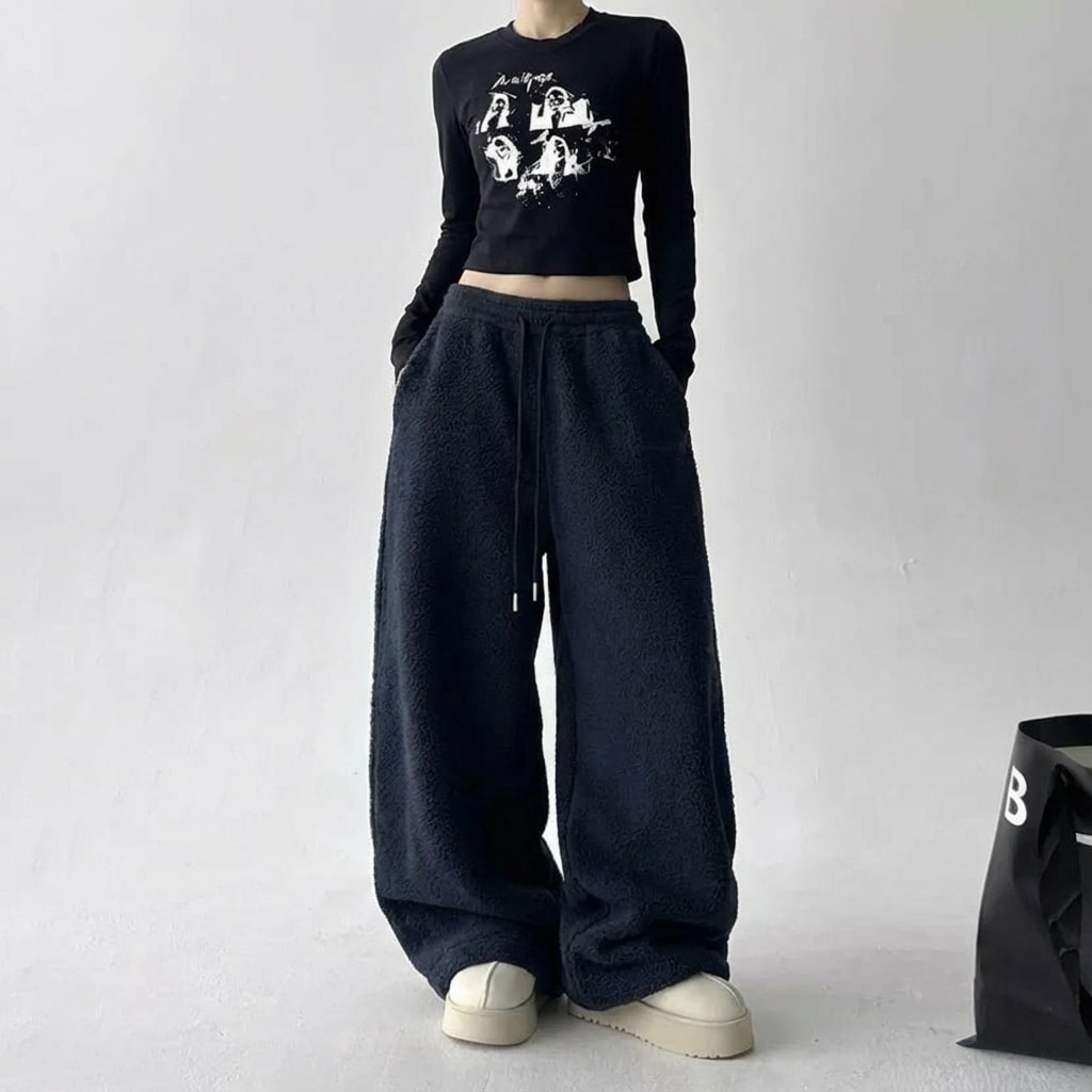 Rosalind Women’s Fleece Pants – Soft Drawstring Fit