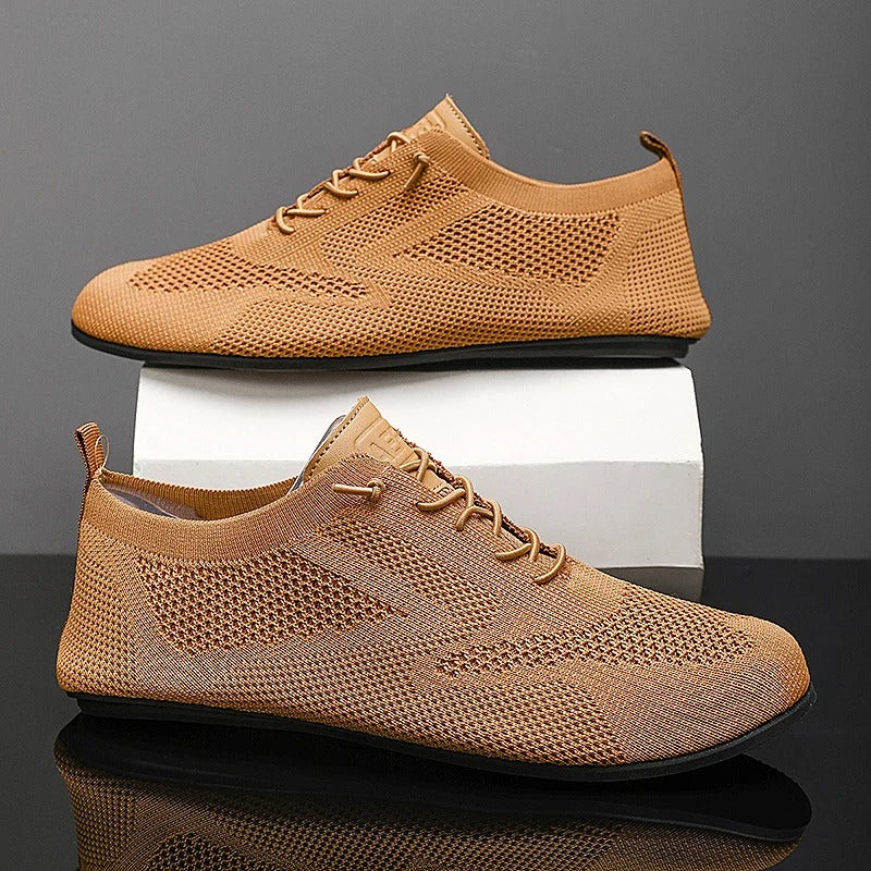 Eli Mesh Knit Slip-Ons – Lightweight Walking Shoes with Breathable Flexibility