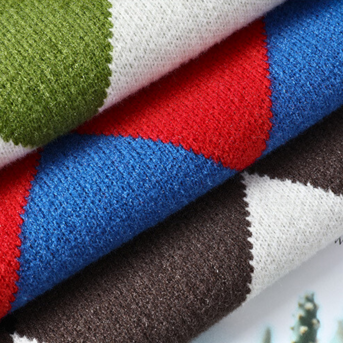 Andrew Men’s Knit Sweater – Soft Diamond Knit Microfiber