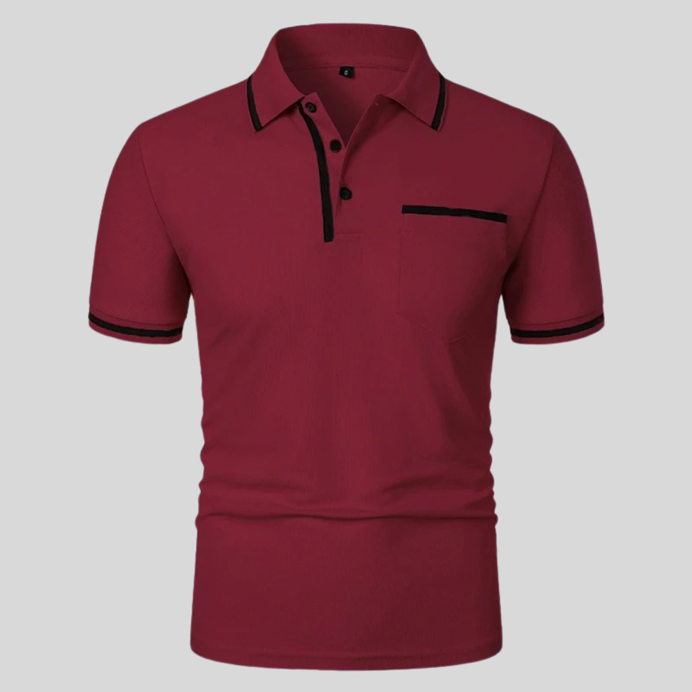 Dexter Polo - Tailored Short-Sleeve Cotton Blend Shirt