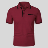 Dexter Polo - Tailored Short-Sleeve Cotton Blend Shirt