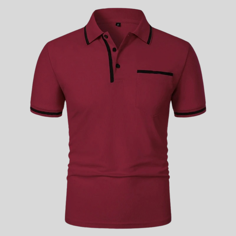 Dexter Polo - Tailored Short-Sleeve Cotton Blend Shirt