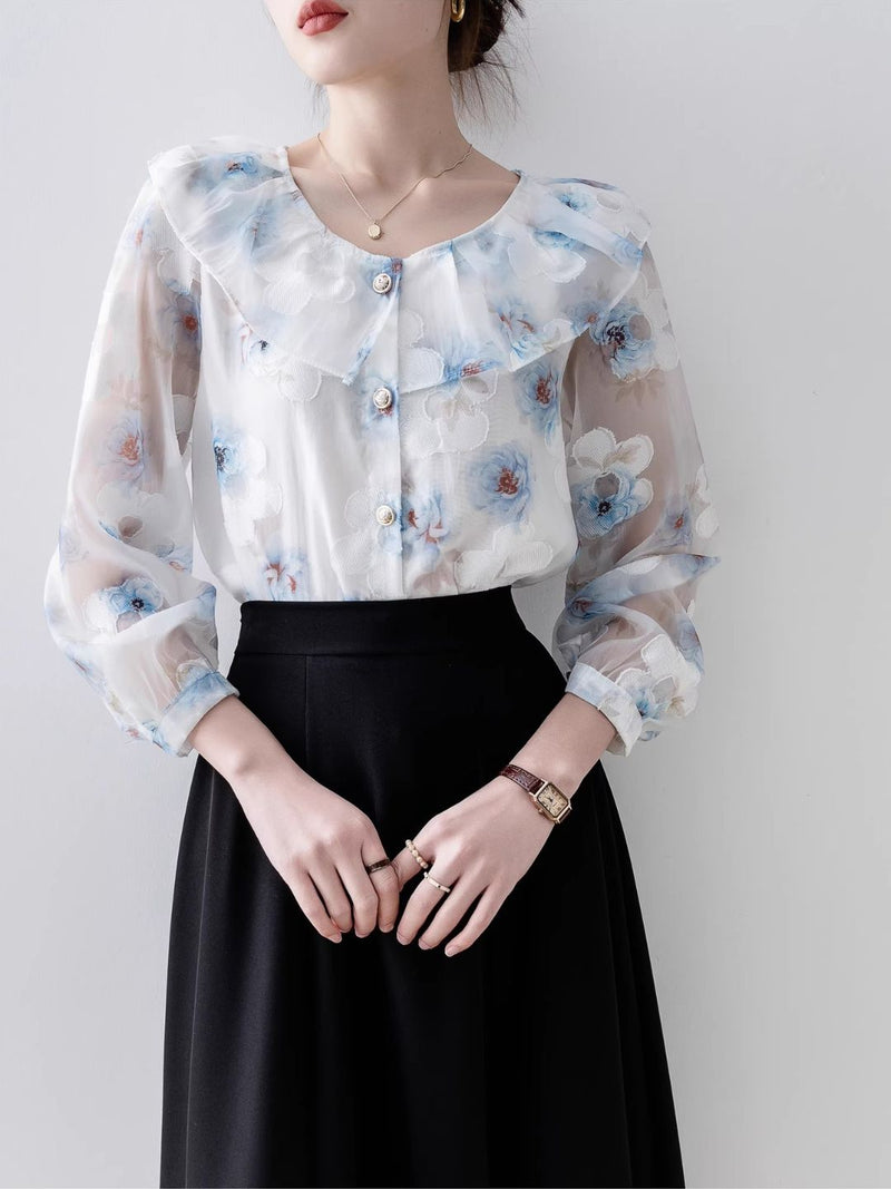 Aspen Floral Patchwork Blouse