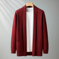 Darius Men’s Knit Cardigan – Soft-Touch Open Front Sweater