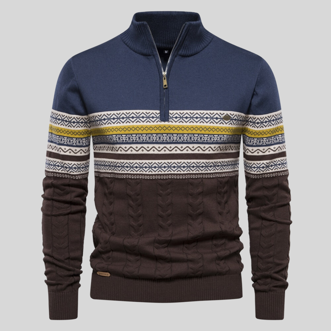 Harbor Cotton Zip Sweater