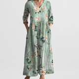 Elena Garden Floral Maxi Dress