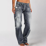 Sydney Wide-Leg Low-Rise Trousers