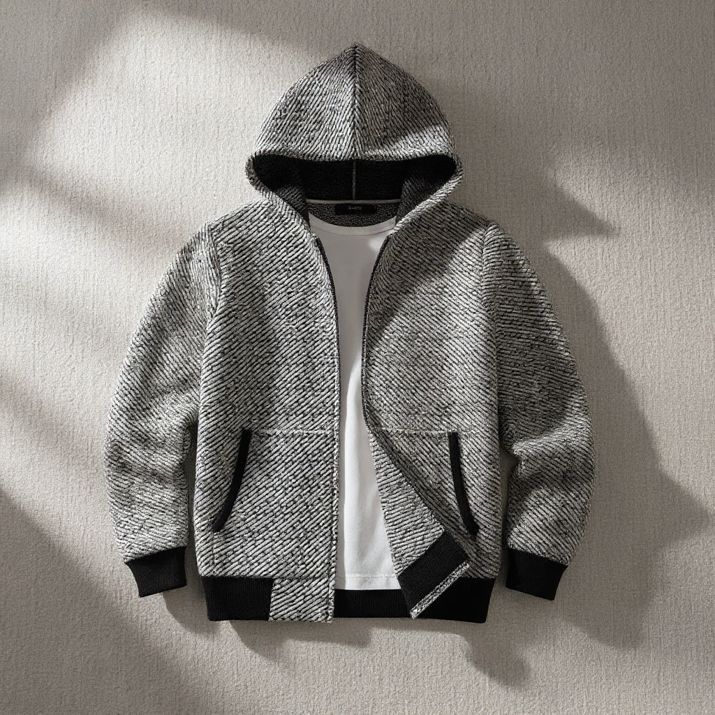 Diego Men’s Cashmere Hoodie – Soft Knit with Structured Fit