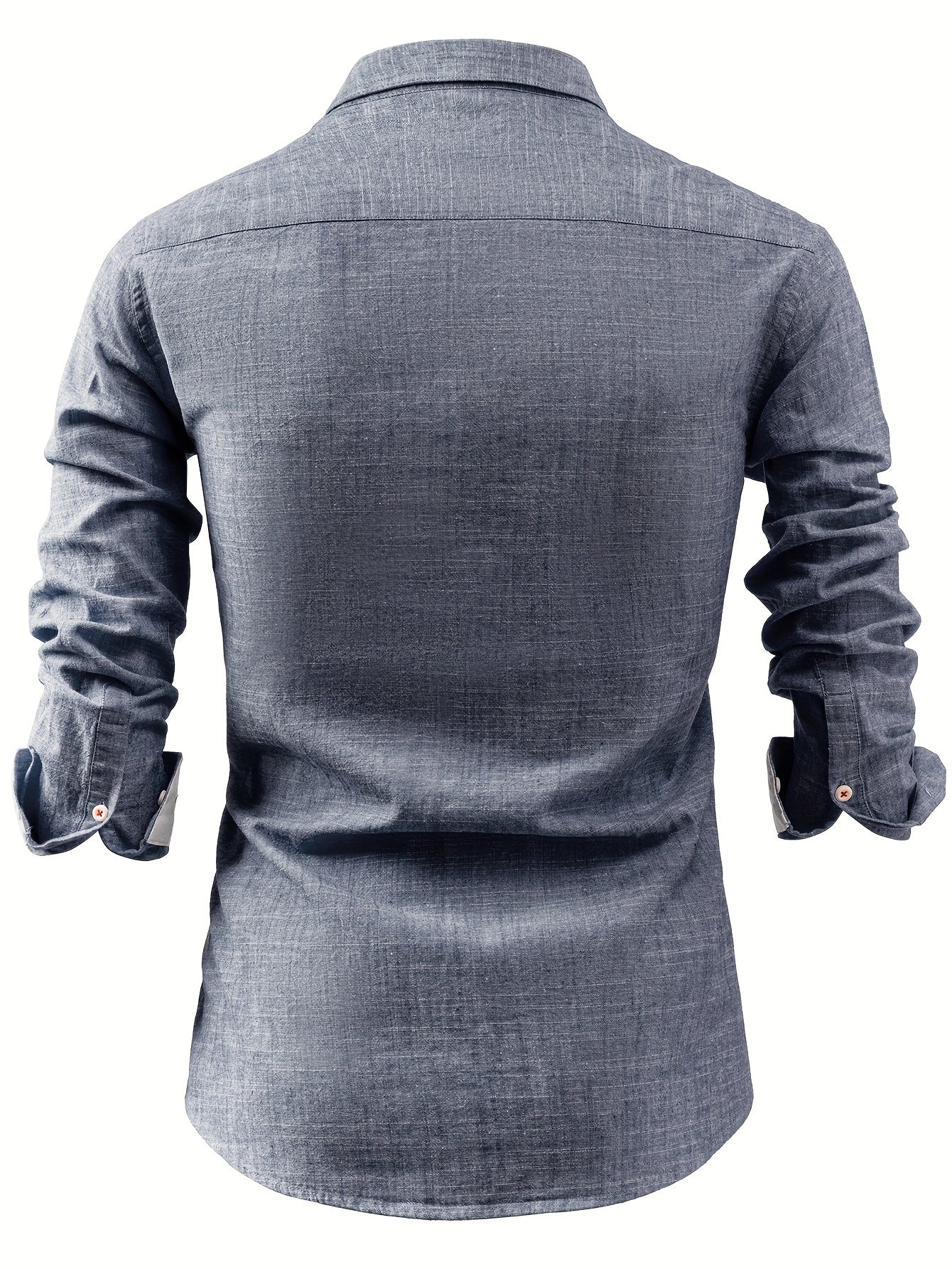 Liam Men’s Button-Up Shirt – Durable Cotton with Classic Fit