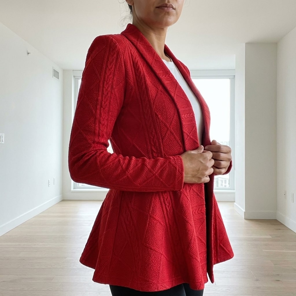 Ananya Women’s Jacket – Sculpted Peplum Fit