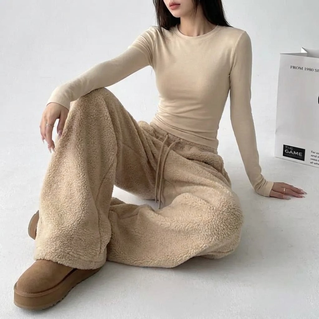 Rosalind Women’s Fleece Pants – Soft Drawstring Fit