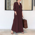 Finn Casual Cotton Blend Dress