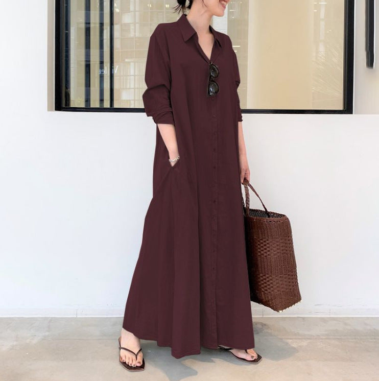 Finn Casual Cotton Blend Dress