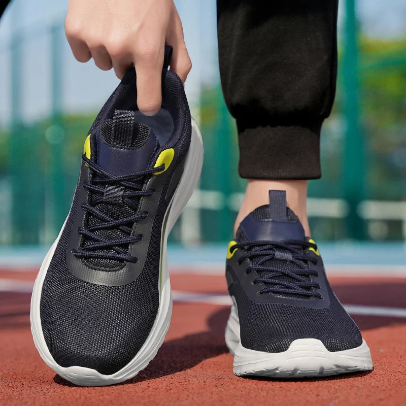 Asher Men’s Running Sneakers – Breathable Mesh Knit Sneaker with Ultra-Light Cushioning