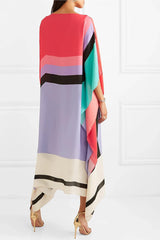Aria Geometric Caftan – Light & Airy Statement Piece for Summer Escapes