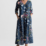 Elena Garden Floral Maxi Dress