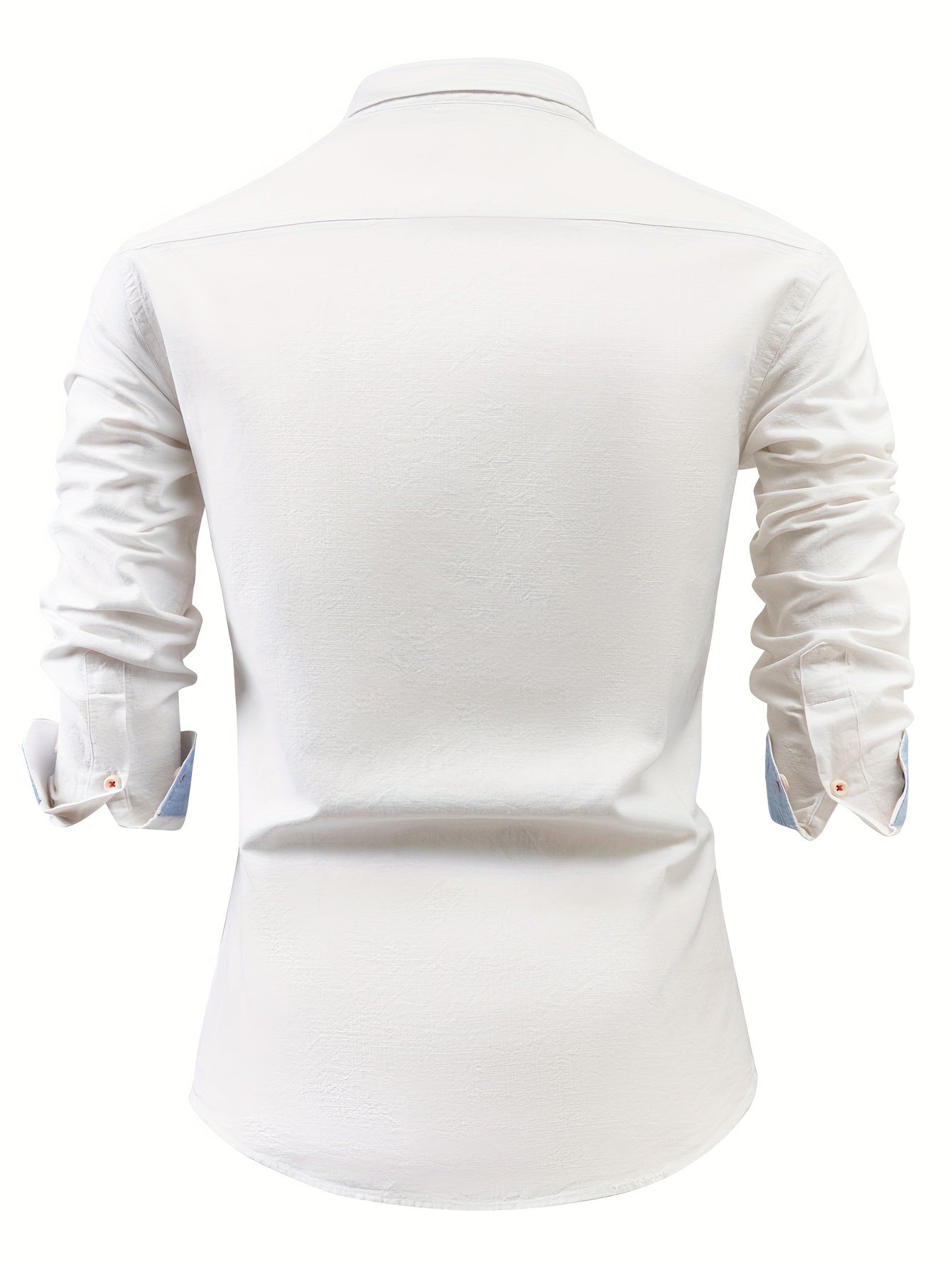 Liam Men’s Button-Up Shirt – Durable Cotton with Classic Fit