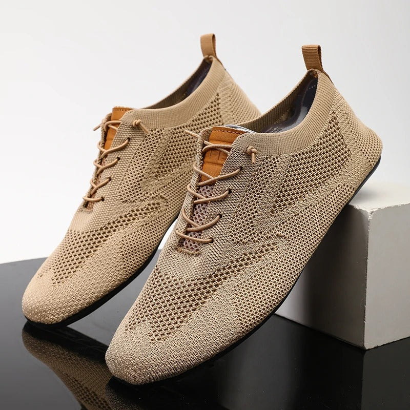 Eli Mesh Knit Slip-Ons – Lightweight Walking Shoes with Breathable Flexibility