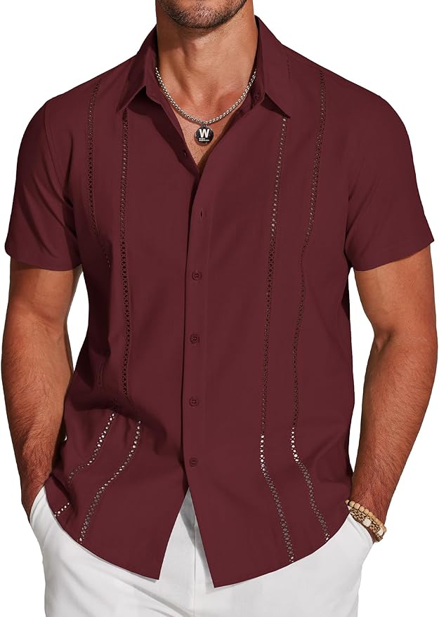Emilio Linen-Tech Guayabera - Modern Cuban Guayabera in Breathable Blend