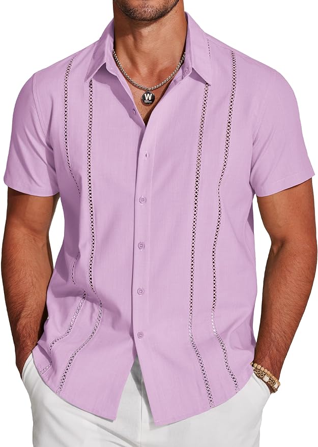 Emilio Linen-Tech Guayabera - Modern Cuban Guayabera in Breathable Blend