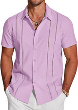 Emilio Linen-Tech Guayabera - Modern Cuban Guayabera in Breathable Blend