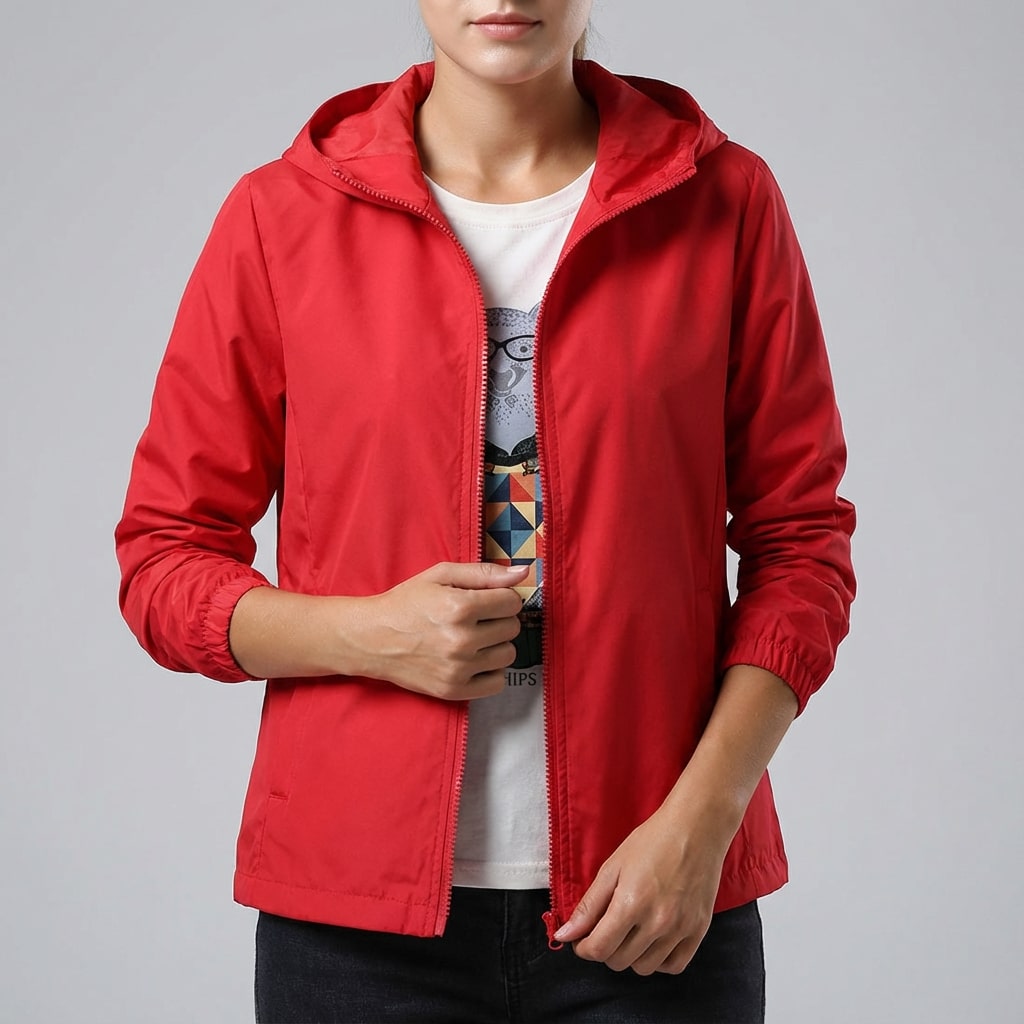 NimbusShell Unisex Lightweight Hooded Windbreaker Jacket