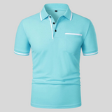 Dexter Polo - Tailored Short-Sleeve Cotton Blend Shirt