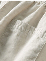 Caleb Men's Summer Shirt Set – Textured Cotton Blend for Laid-Back Style