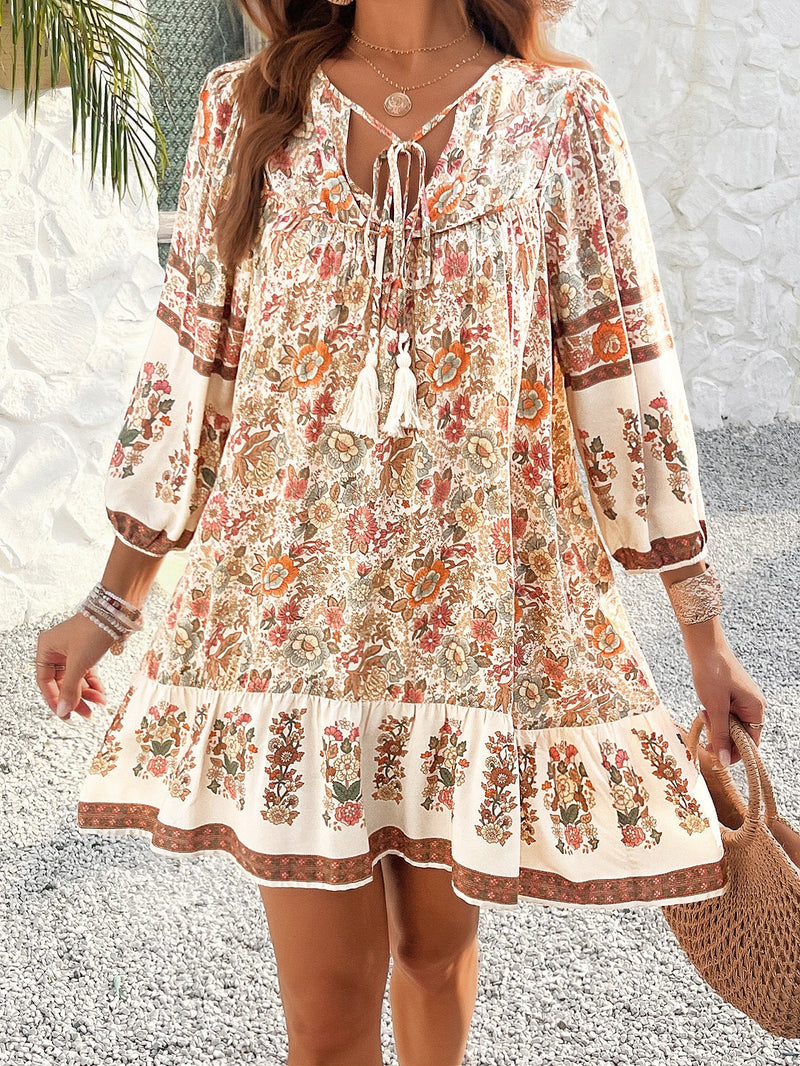 Miles High-Waist Boho Summer Dress